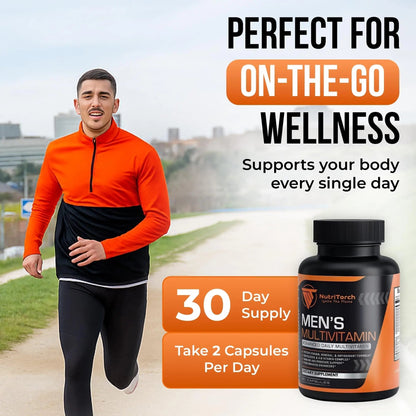 NutriTorch Multivitamin for Men – Adult Dietary Supplement with Vitamins A, C & D, Minerals & Antioxidants for Immune Support, Increased Energy - PrimeBioHealth - canada supplements