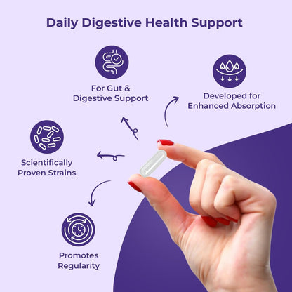 NutriZing Vegan Probiotics for Digestive Health - 30 Billion CFU & 16 strains - Bifidobacterium & Lactobacillus Probiotics for Men & Women - PrimeBioHealth - canada supplements
