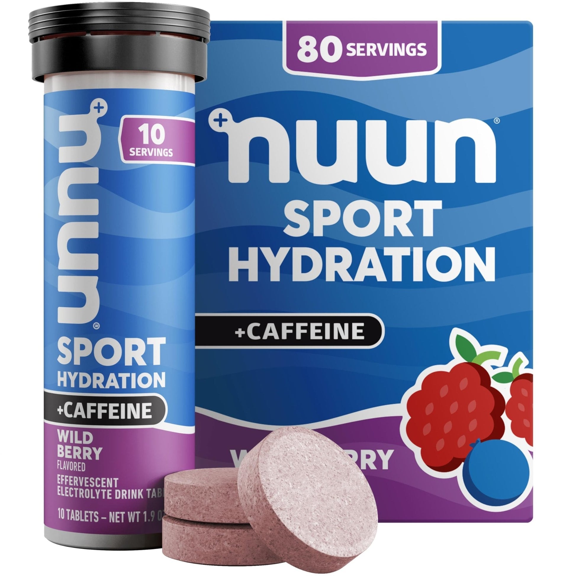 Nuun, Electrolyte Drink Tabs Energy Wild Berry, 8 Count, 1.9 Ounce - PrimeBioHealth - canada supplements