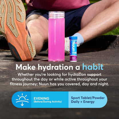 Nuun, Electrolyte Drink Tabs Energy Wild Berry, 8 Count, 1.9 Ounce - PrimeBioHealth - canada supplements