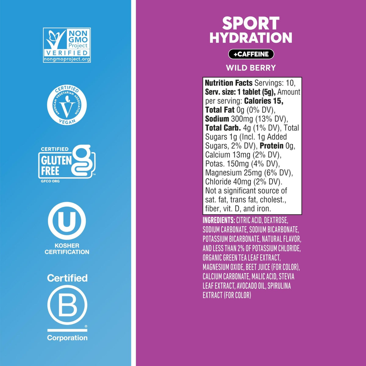 Nuun, Electrolyte Drink Tabs Energy Wild Berry, 8 Count, 1.9 Ounce - PrimeBioHealth - canada supplements
