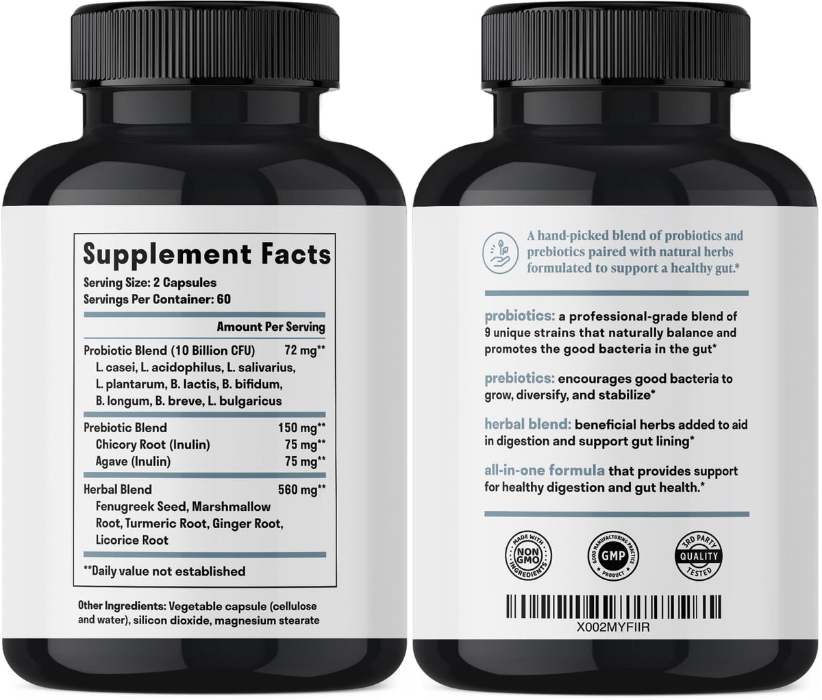 Nuven Naturals All-in-One Gut Health w/Probiotics, Prebiotics, Digestion-Supporting Herbs - PrimeBioHealth - canada supplements