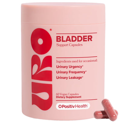 O Positiv URO Bladder Control Supplement for Urinary Urgency, Frequency, Leakage with Pumpkin Seed Extract, Soy Germ Extract - PrimeBioHealth - canada supplements