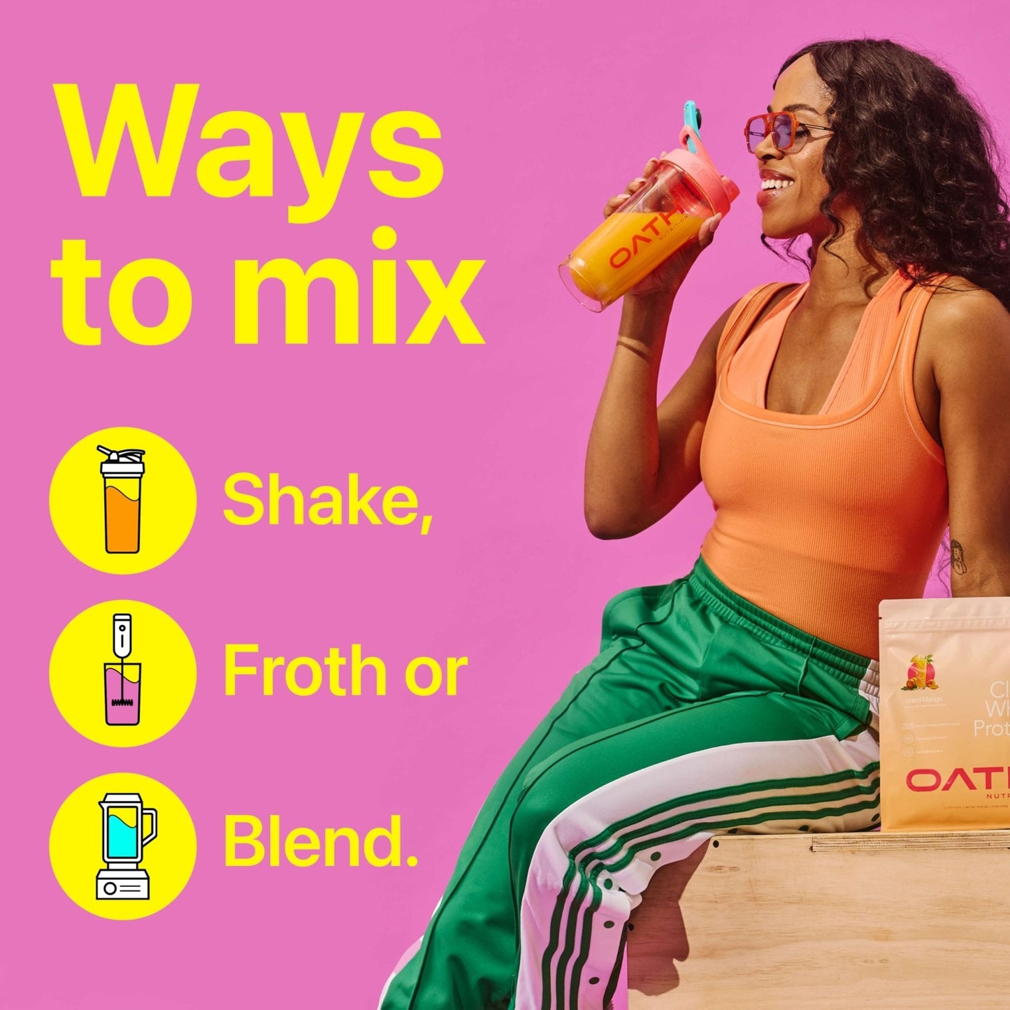 Oath Nutrition Clear Whey Isolate Protein Powder, Frosty Lemonade, 20g Complete Protein per Serving, No Added Sugar, Grass-Fed, 21 Servings - PrimeBioHealth - canada supplements