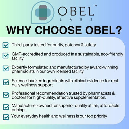 obel Probiotic & Prebiotic Supplement with Turmeric | 20 Billion CFU | 60 Capsules (30 Day Supply) | 4 Strains | Supports Digestion - PrimeBioHealth - canada supplements