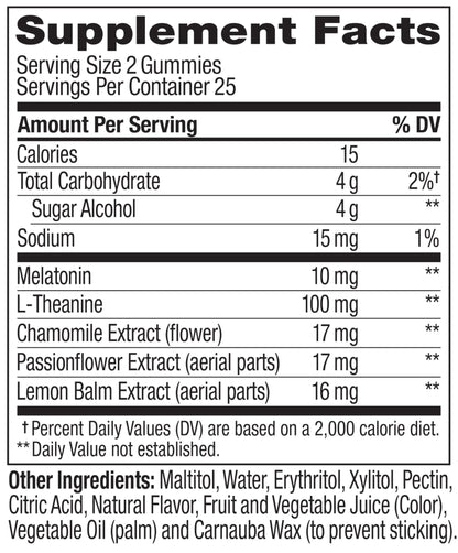 OLLY Max Strength Sleep Gummy, 10mg Melatonin, L-Theanine, Chamomile, Lemon Balm, Sugar Free, Vegetarian Sleep Aid, Strawberry - 70 Count - PrimeBioHealth - canada supplements