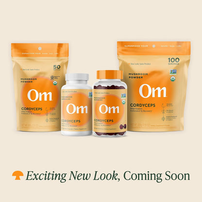 OM Mushroom Cordyceps Powder 7.05 oz (100 Servings) – Organic, Vegan, Non-GMO, Gluten-Free – Energy, Stamina & Endurance Support – Adaptogenic Superfood for Sports, Performance, Smoothies & Tea - PrimeBioHealth - canada supplements
