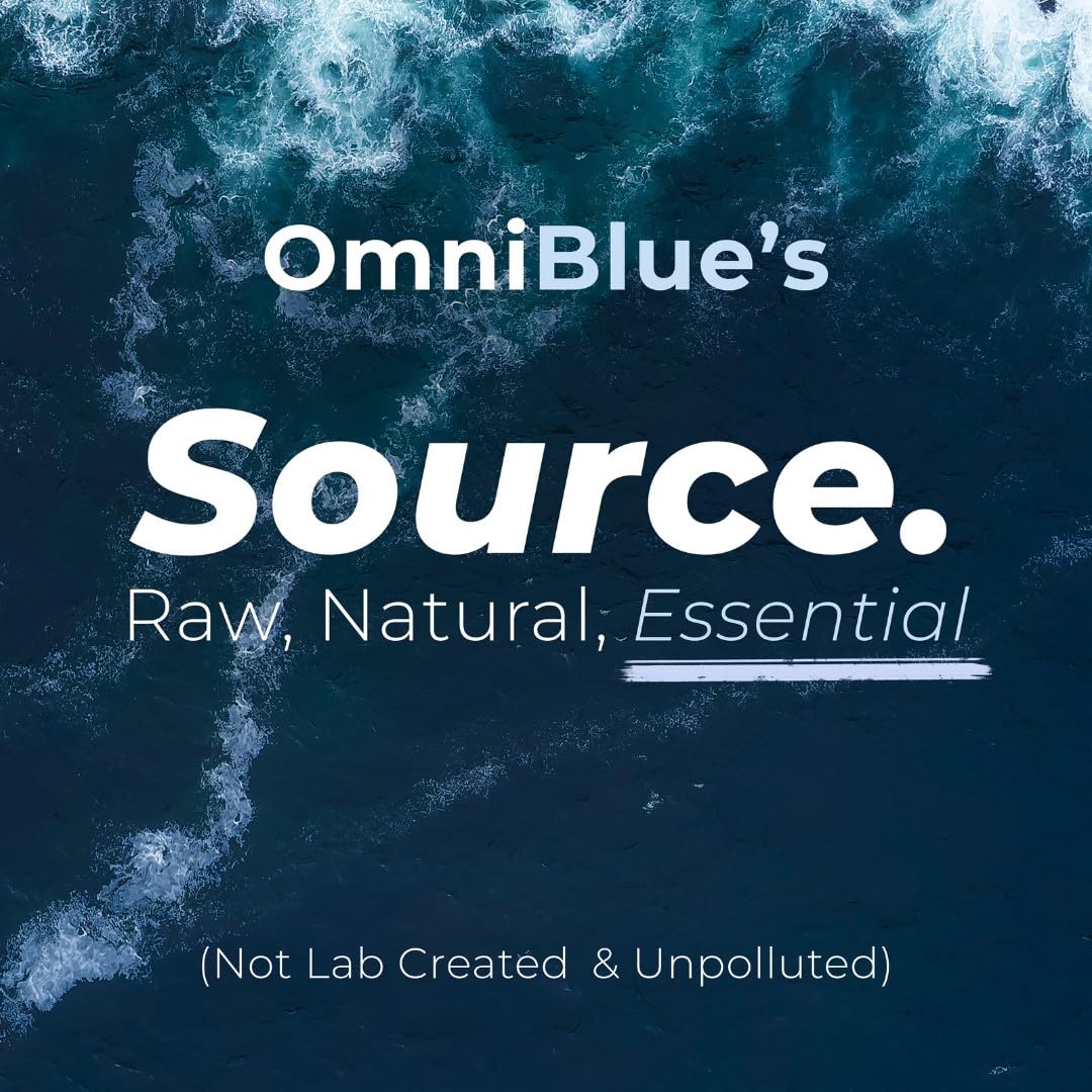 OmniBlue Ocean Minerals - 70+ Trace Minerals & Liquid Magnesium - Potassium, Chloride- Low Sodium - Natural Support for Sleep, Digestion, Regularity, Hydration & Electrolyte Balance (2 oz) - PrimeBioHealth - canada supplements