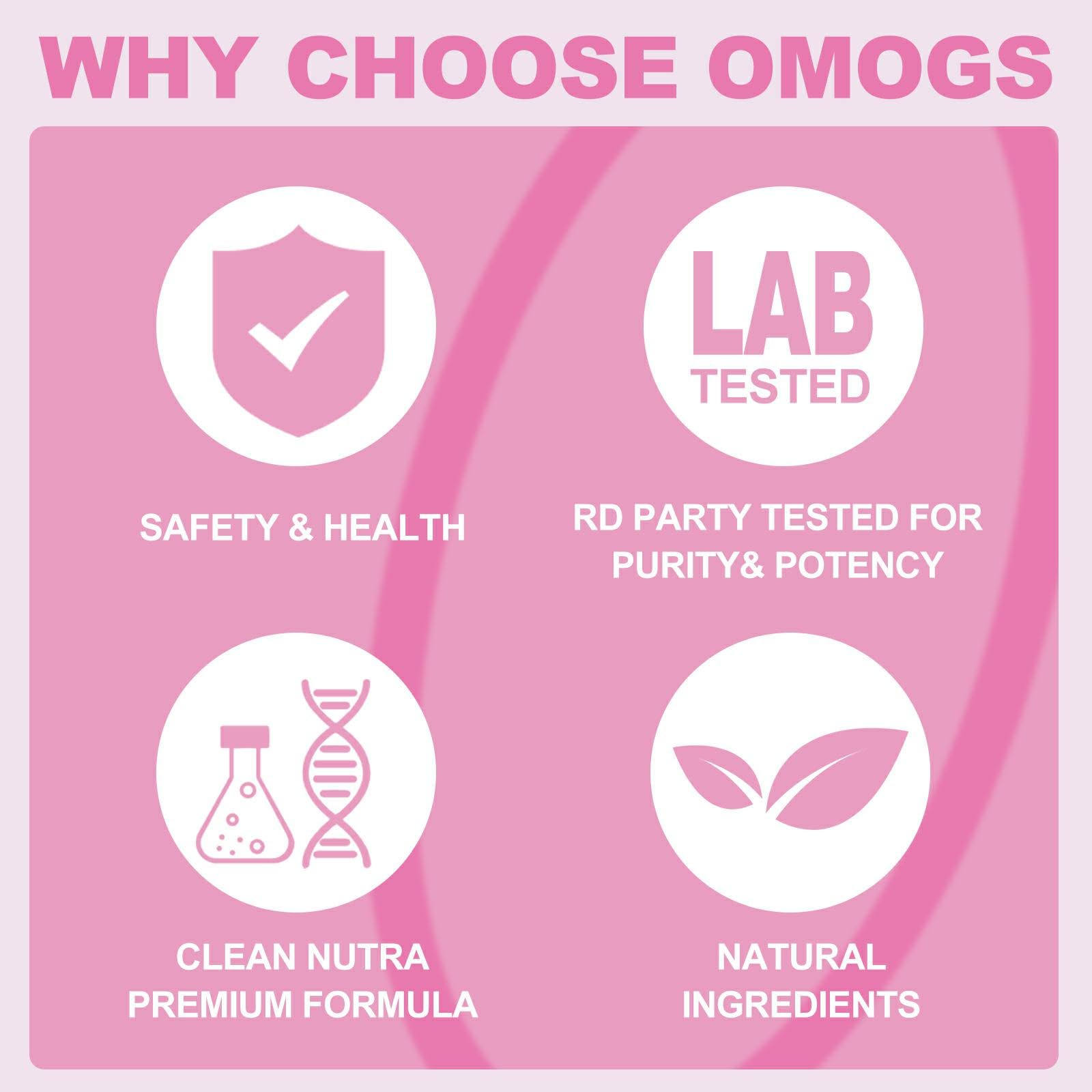 OMOGS Collagen Peptides Powder, with Prebiotics & Cranberry Extract -Hydrolyzed Collagen Peptides Support Hair, Skin, Nail, Bone & Digestive Health - PrimeBioHealth - canada supplements