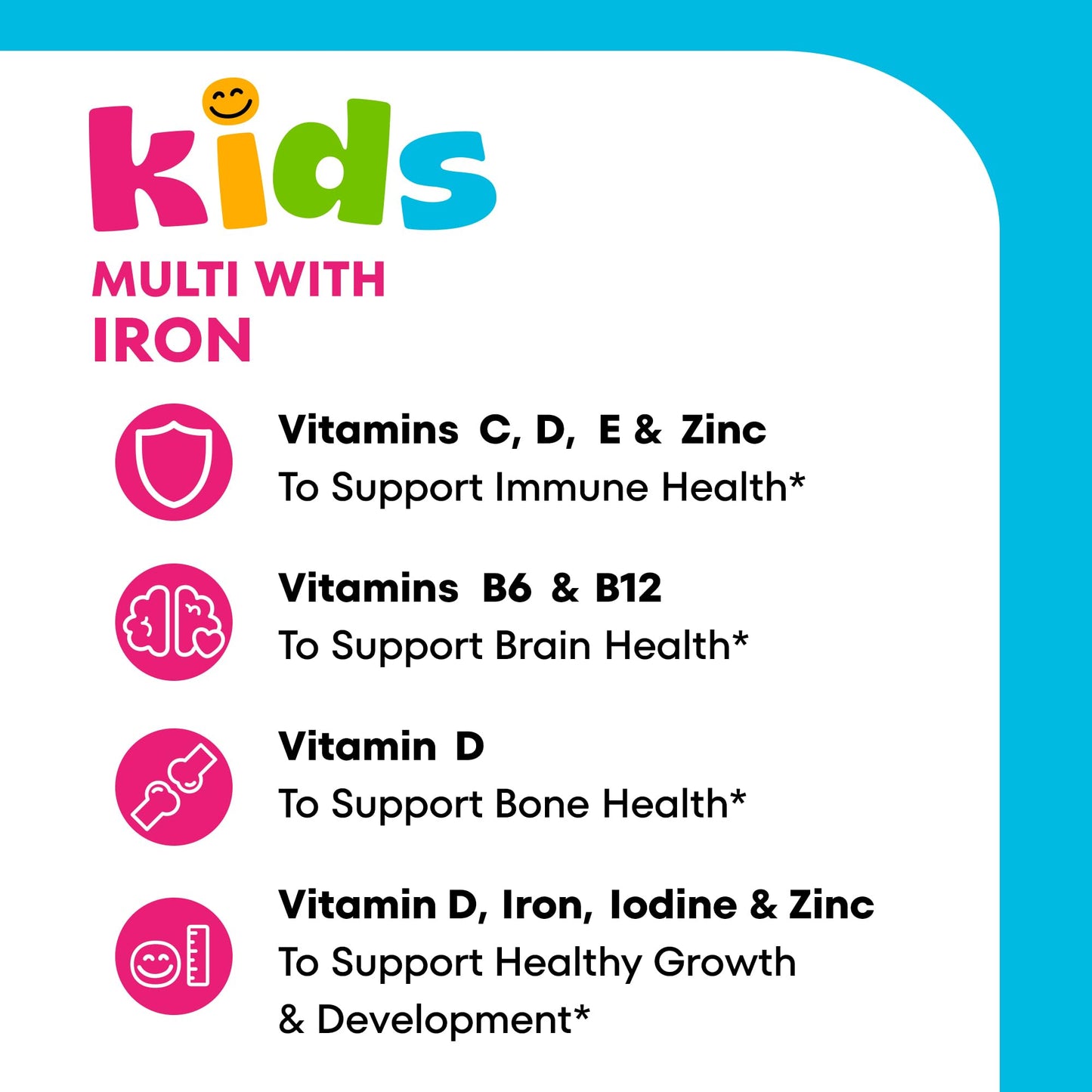 One A Day Kids Multivitamin with Iron Gummy, Vitamin D, Vitamin C, E, Zinc for Immune Support, Gummy Vitamins, Kids Multivitamin Gummies with Iron - PrimeBioHealth - canada supplements