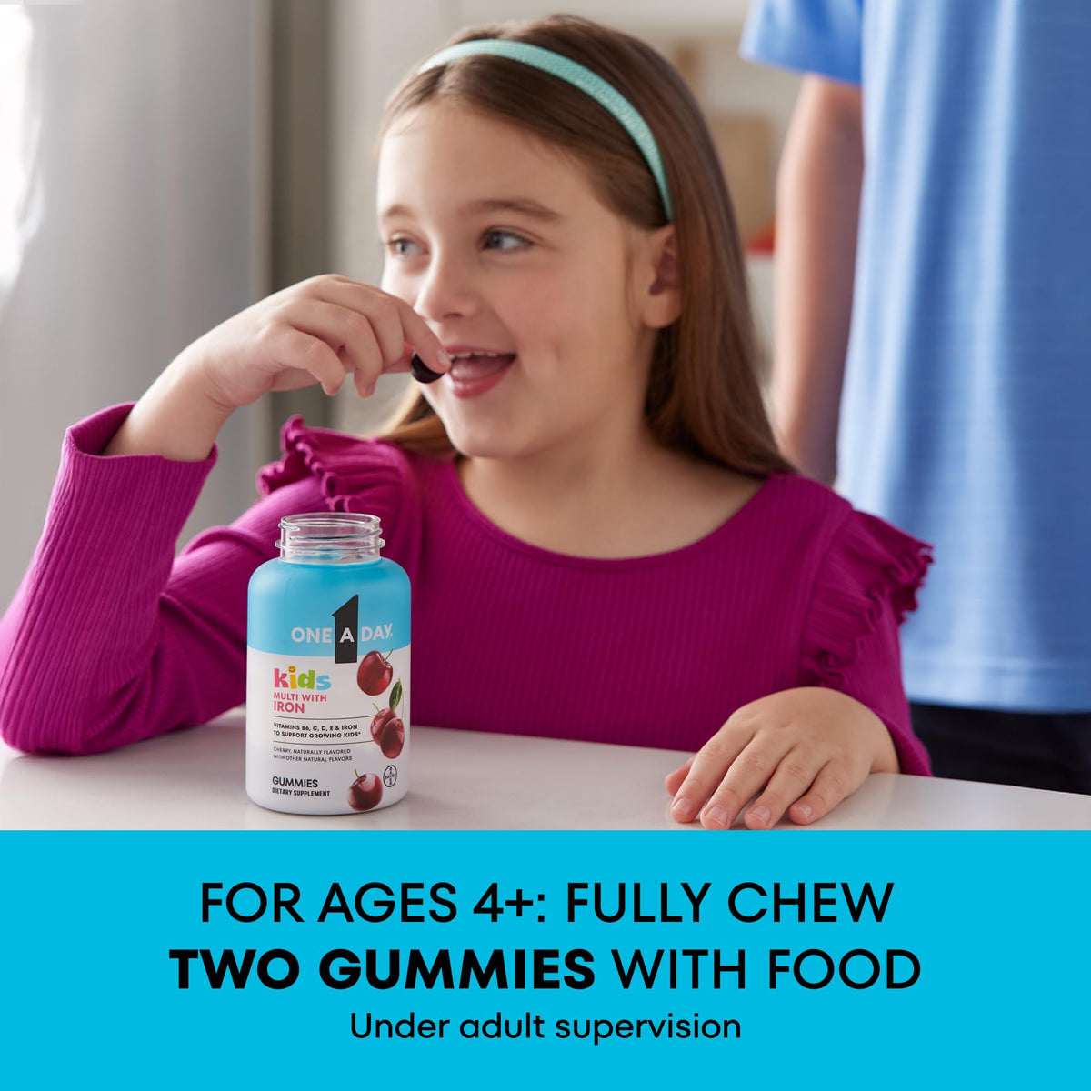 One A Day Kids Multivitamin with Iron Gummy, Vitamin D, Vitamin C, E, Zinc for Immune Support, Gummy Vitamins, Kids Multivitamin Gummies with Iron - PrimeBioHealth - canada supplements