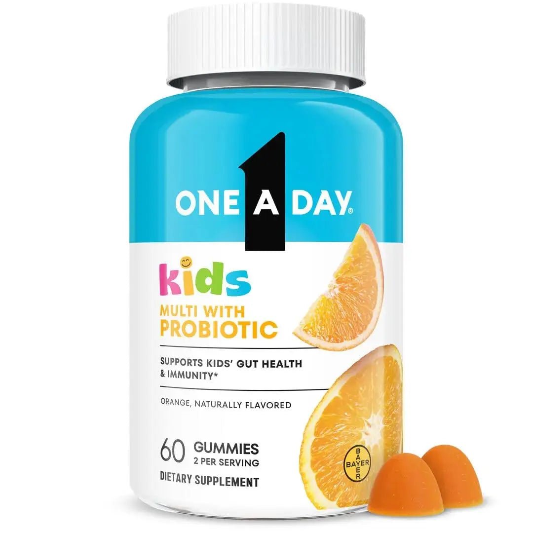 One A Day Kids Multivitamin with Probiotic, Multivitamin Gummies, Kids Probiotic for Digestive Health, Gummy Vitamins - PrimeBioHealth - canada supplements
