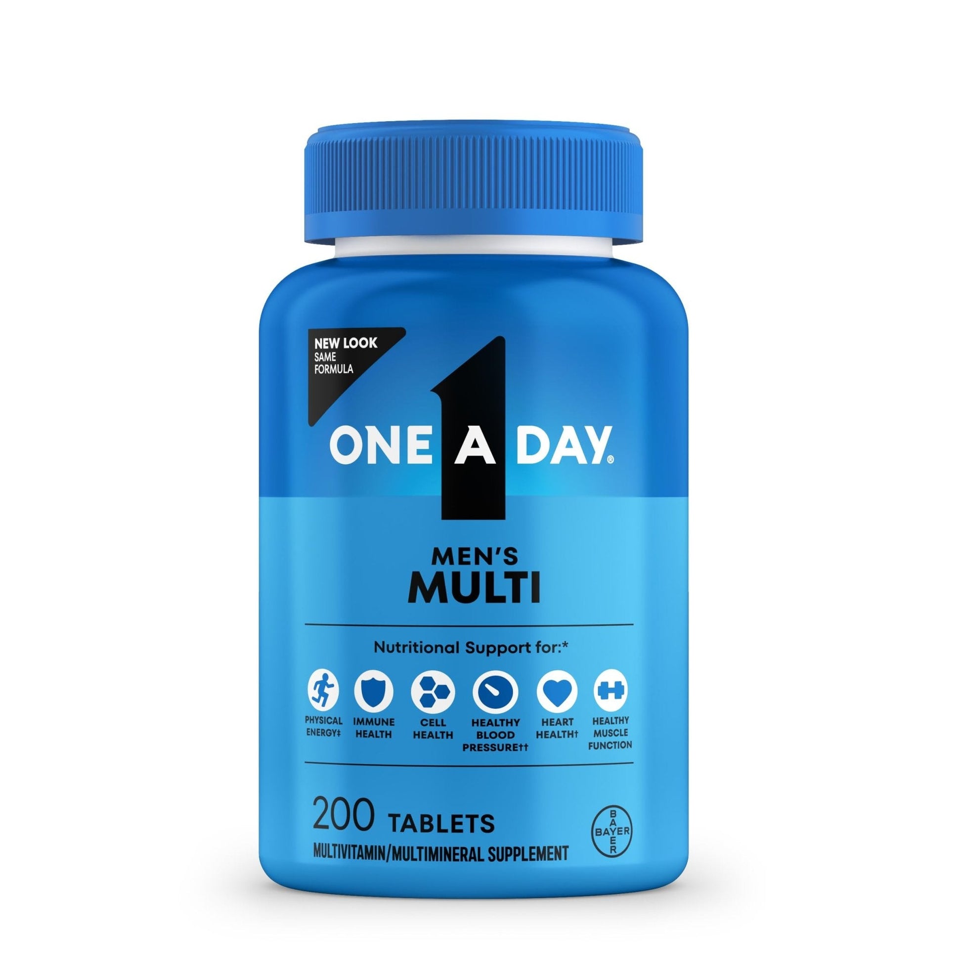 One A Day Multivitamin for Men - Daily Mens Multivitamins with Vitamin D, Zinc, Folic Acid, and B Vitamins, Physical Energy Support, 200 Count - PrimeBioHealth - canada supplements