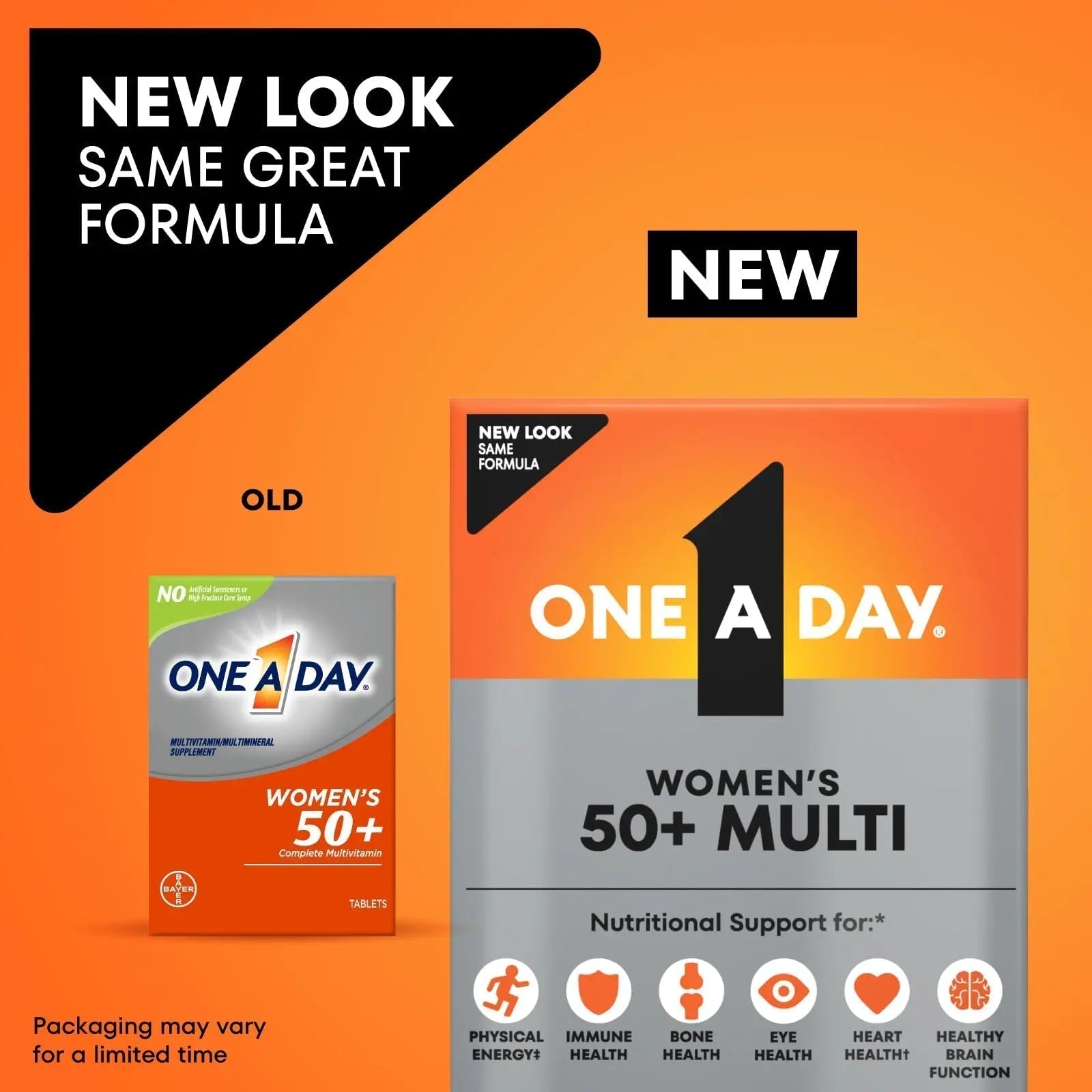 One A Day Multivitamin for Women 50 and Over Tablets, Womens Multivitamin 50 plus with Vitamins D, C, E, Zinc & Biotin, Daily Vitamins for Woman 50+, 65 Ct - PrimeBioHealth - canada supplements