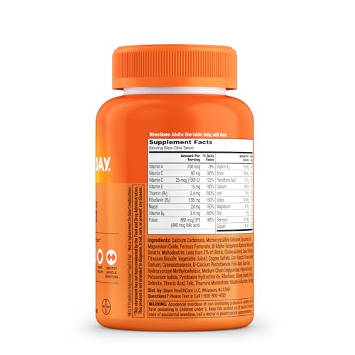 One A Day Multivitamin for Women- Daily Vitamins for Woman with Biotin, Calcium, Folic Acid, Iron & Zinc, Complete Women’s Vitamins - PrimeBioHealth - canada supplements