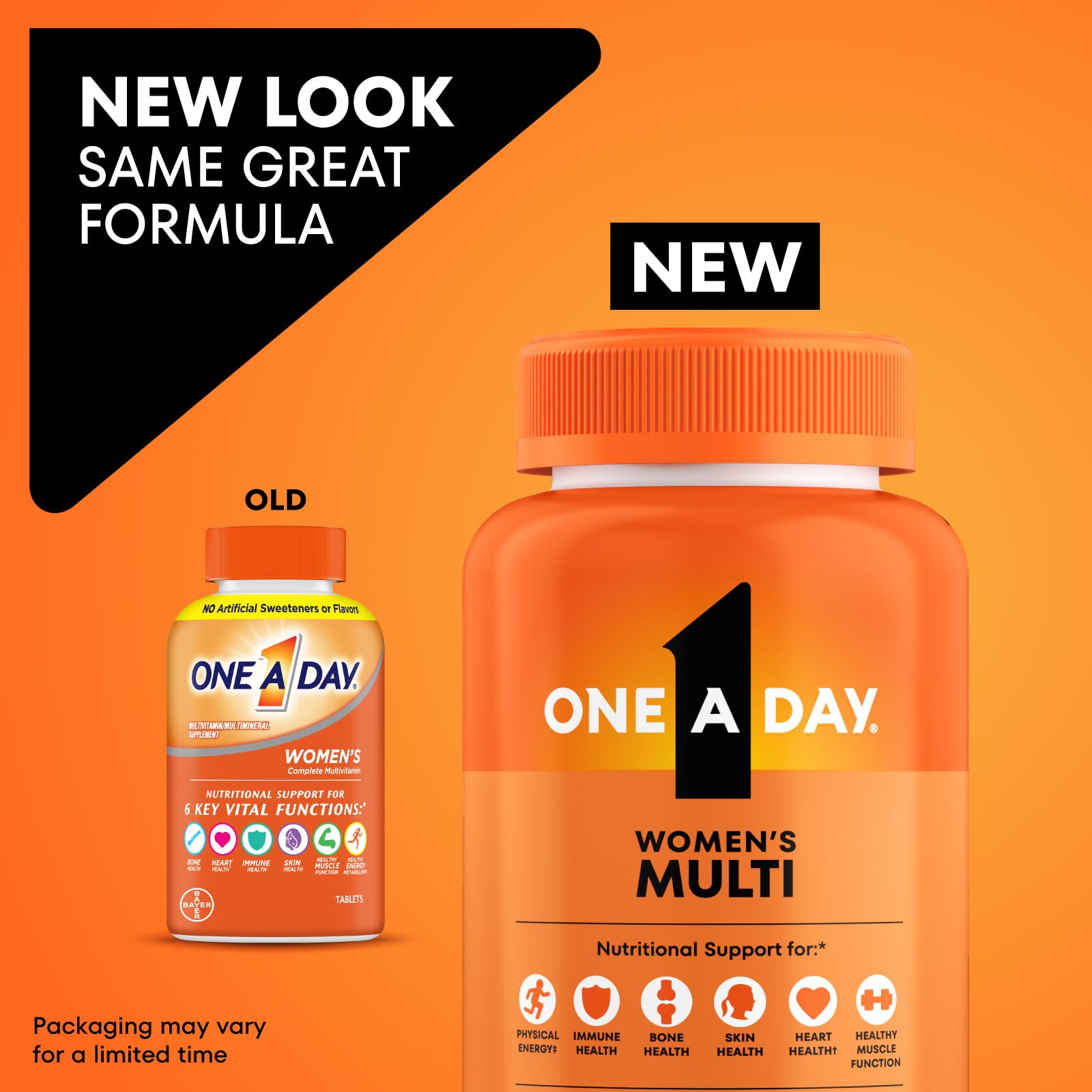 One A Day Multivitamin for Women- Daily Vitamins for Woman with Biotin, Calcium, Folic Acid, Iron & Zinc, Complete Women’s Vitamins - PrimeBioHealth - canada supplements