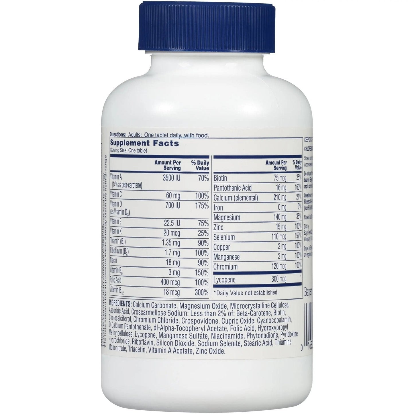 One A Day Pills Multivitamin Multimineral Supplement Tablets - PrimeBioHealth - canada supplements