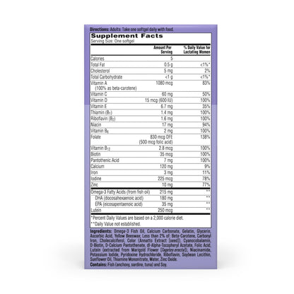 One A Day Postnatal Vitamins for Women, Postnatal Multivitamin with Folic Acid, Omega-3 DHA, B Vitamins, Support Immune Health, Breastfeeding - PrimeBioHealth - canada supplements
