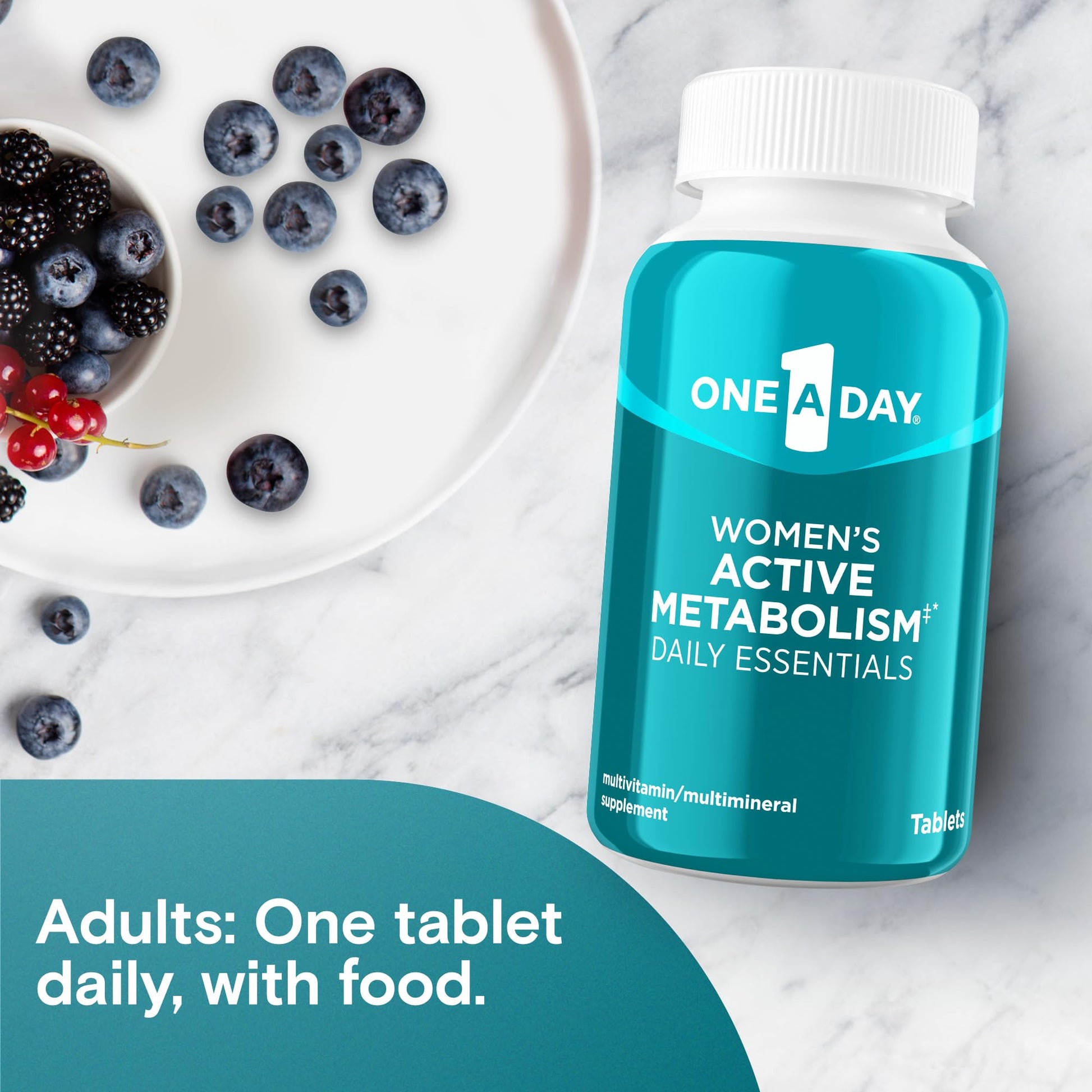 One A Day Women's Active Metabolism Daily Essential, Multivitamin for Women, Metabolism Support, Vitamins for Women with All 8 B-Vitamins - PrimeBioHealth - canada supplements