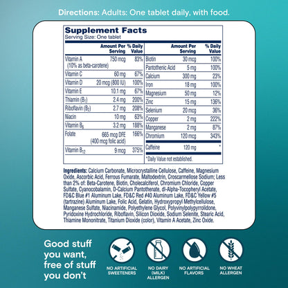 One A Day Women's Active Metabolism Daily Essential, Multivitamin for Women, Metabolism Support, Vitamins for Women with All 8 B-Vitamins - PrimeBioHealth - canada supplements