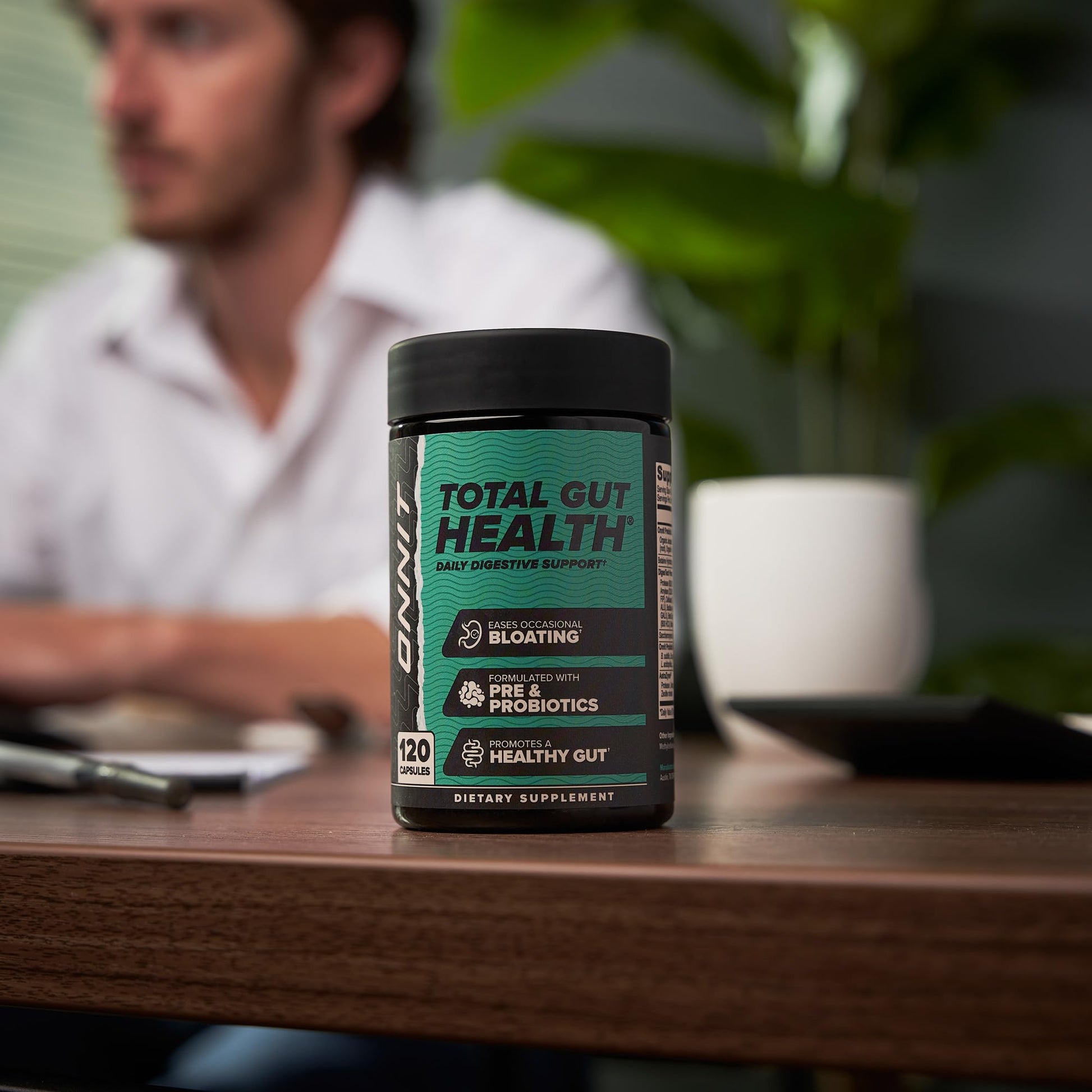 ONNIT Total Gut Health Daily Digestive Support, IGEN™ Non-GMO Tested Digestion Supplement for Women and Men with 7 Strains of Probiotics, - PrimeBioHealth - canada supplements