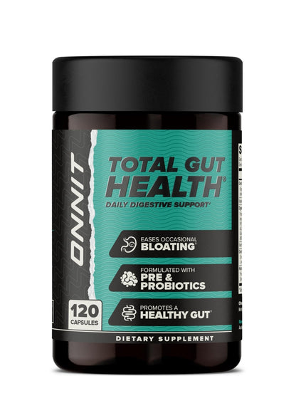 ONNIT Total Gut Health Daily Digestive Support, IGEN Non-GMO Tested Digestion Supplement for Women and Men with 7 Strains of Probiotics, Prebiotics, - PrimeBioHealth - canada supplements