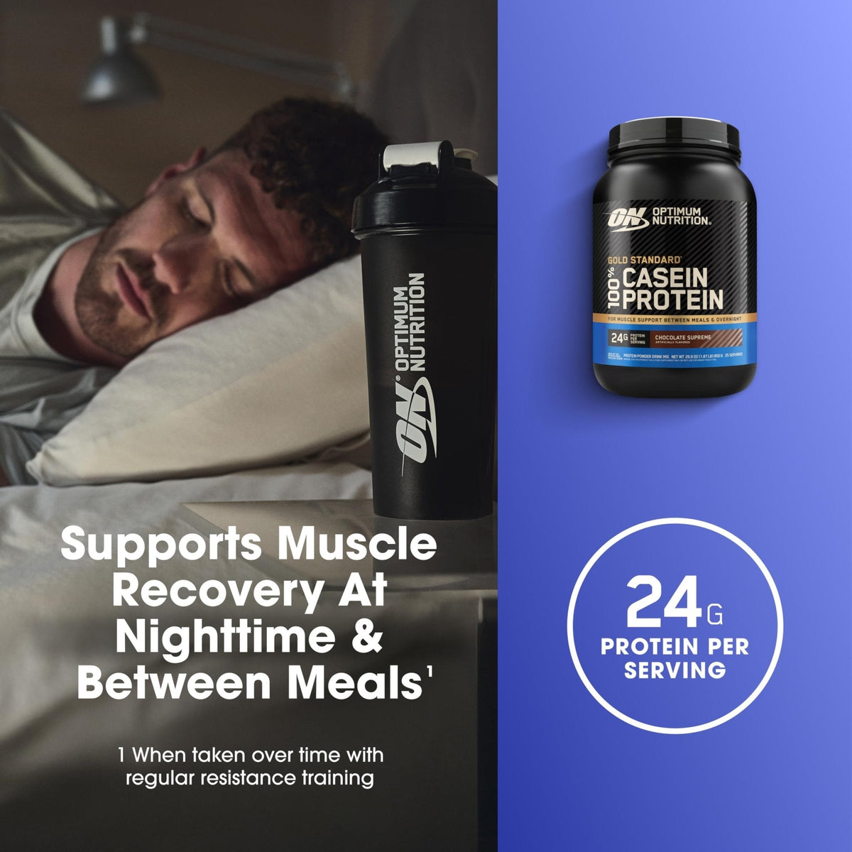 Optimum Nutrition Gold Standard 100% Micellar Casein Protein Powder, Slow Digesting, Helps Keep You Full, Overnight Muscle Recovery, Chocolate Supreme, 2 Pound (Packaging May Vary) - PrimeBioHealth - canada supplements