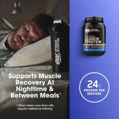 Optimum Nutrition Gold Standard 100% Micellar Casein Protein Powder, Slow Digesting, Helps Keep You Full, Overnight Muscle Recovery, Chocolate Supreme, 2 Pound (Packaging May Vary) - PrimeBioHealth - canada supplements