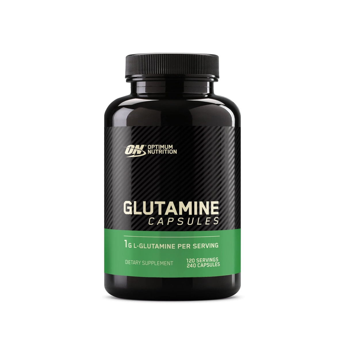 Optimum Nutrition L-Glutamine Muscle Recovery Capsules, 1000mg, 240 Count (Package May Vary) - PrimeBioHealth - canada supplements