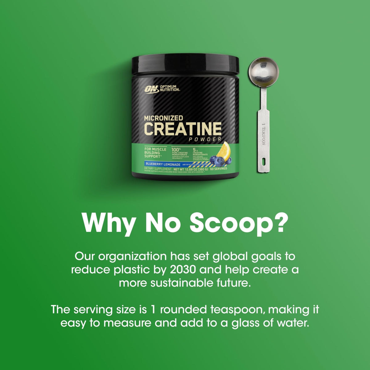 Optimum Nutrition Micronized Creatine Monohydrate Powder, Blueberry Lemonade Creatine, 60 Servings, 360 Grams (Packaging May Vary) - PrimeBioHealth - canada supplements