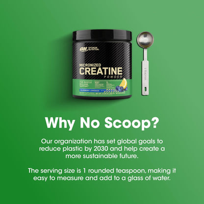 Optimum Nutrition Micronized Creatine Monohydrate Powder, Blueberry Lemonade Creatine, 60 Servings, 360 Grams (Packaging May Vary) - PrimeBioHealth - canada supplements