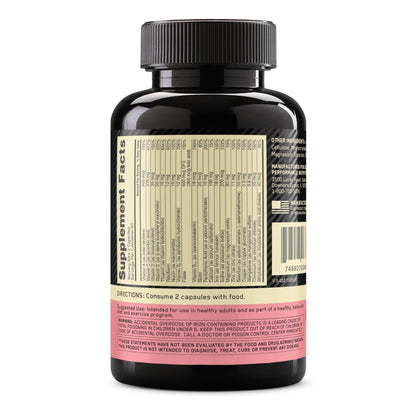 Optimum Nutrition Opti-Women, Vitamin C, Zinc and Vitamin D for Immune Support Womens Daily Multivitamin Supplement with Iron, Capsules, 120 Count - PrimeBioHealth - canada supplements