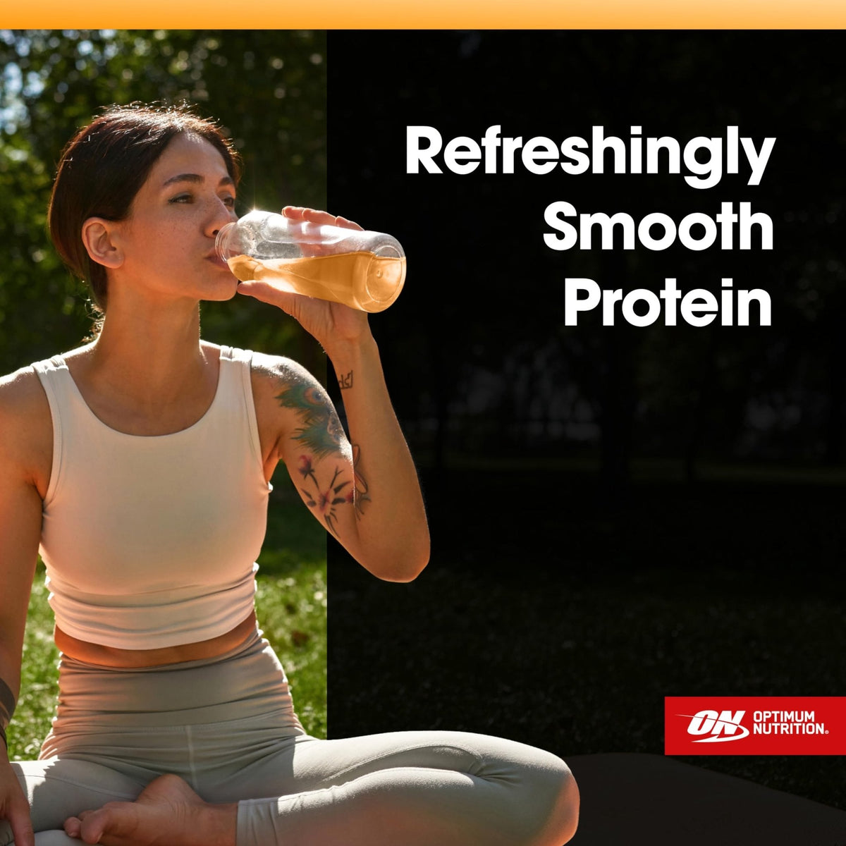 Optimum Nutrition Pro Quench, 10g Clear Protein, 10g Collagen peptides & Electrolyte Powder Drink Mix, Tropical Orange Mango, 20 Servings, - PrimeBioHealth - canada supplements