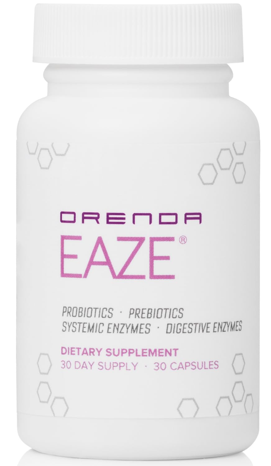 Orenda Eaze®: Gut Wellness Capsules | 6-in-1 Digestive Support with Probiotics, Endospores, Peptizyme-SP EN, Prebiotics, and Digestive Enzymes - PrimeBioHealth - canada supplements