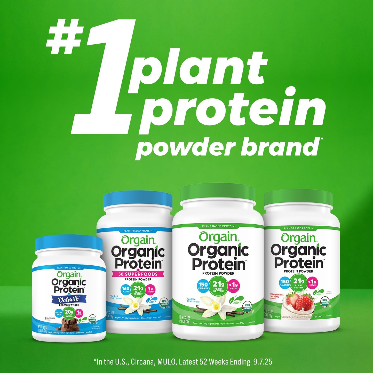 Orgain Organic Simple Vegan Protein Powder, Vanilla - 20g Plant Based Protein, Made with less Ingredients, No Artificial Sweeteners, Gluten Free, No Dairy or Lactose, 1.25 lb (Packaging May Vary) - PrimeBioHealth - canada supplements