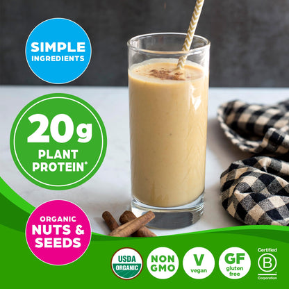 Orgain Organic Simple Vegan Protein Powder, Vanilla - 20g Plant Based Protein, Made with less Ingredients, No Artificial Sweeteners, Gluten Free, No Dairy or Lactose, 1.25 lb (Packaging May Vary) - PrimeBioHealth - canada supplements