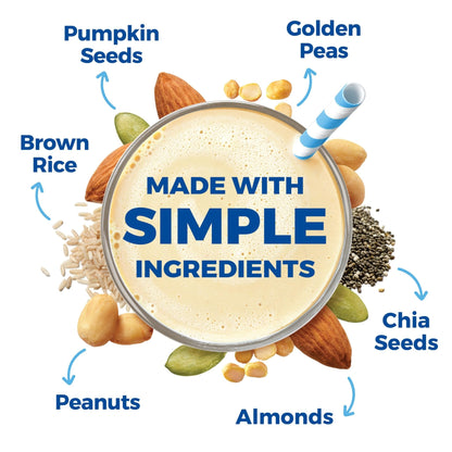 Orgain Organic Simple Vegan Protein Powder, Vanilla - 20g Plant Based Protein, Made with less Ingredients, No Artificial Sweeteners, Gluten Free, No Dairy or Lactose, 1.25 lb (Packaging May Vary) - PrimeBioHealth - canada supplements