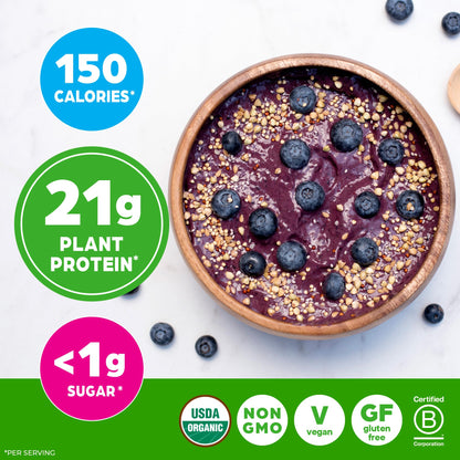 Orgain Organic Vegan Protein Powder, Vanilla Bean - 21g Plant Based Protein, 4g Prebiotic Fiber, No Lactose Ingredients, No Added Sugar, Non-GMO, For Shakes & Smoothies - PrimeBioHealth - canada supplements