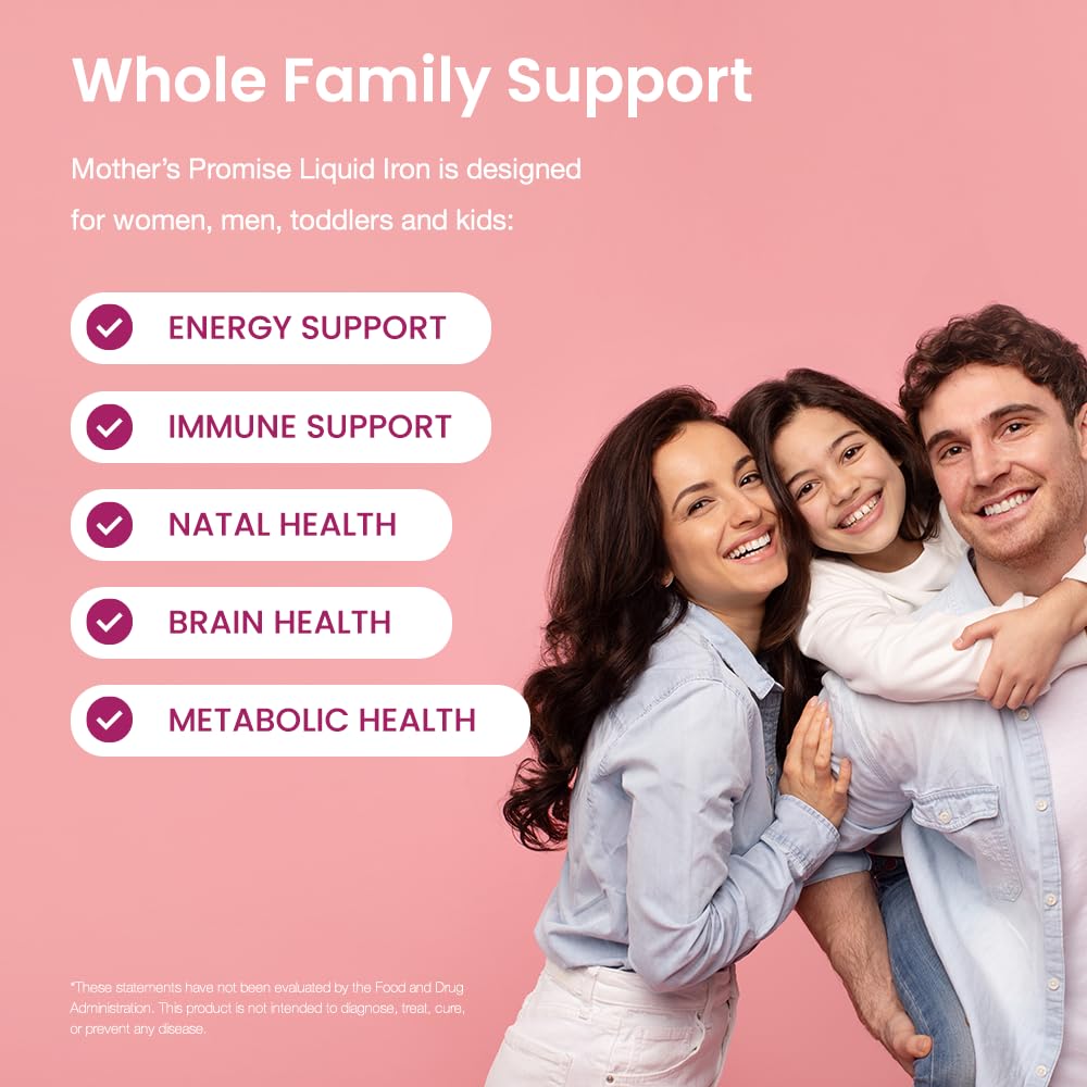 Organic Liquid Iron Supplement for Women, Men & Kids with Vitamin C | Sugar Free Natural Berry Flavor Non Constipating Vegan Ferrochel - PrimeBioHealth - canada supplements