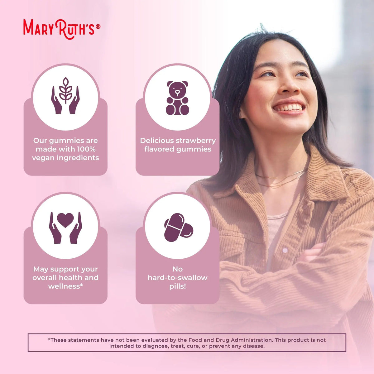 Organic Menstrual Support Gummies by MaryRuth's | for The Relief of Common Symptoms of Premenstrual Syndrome | PMS Support | Premenstrual Mood Support | USDA Organic | Non-GMO | Vegan | 30 Servings - PrimeBioHealth - canada supplements