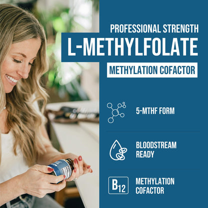Organic Methyl Folate 1000 mcg + Methyl B12 Cofactor (300 Servings) – Metabolically Active 5-MTHF Form, Organic Berry Flavor, Liquid Sublingual Form – Mood, Cognition, Methylation, Pregnancy (1oz) - PrimeBioHealth - canada supplements