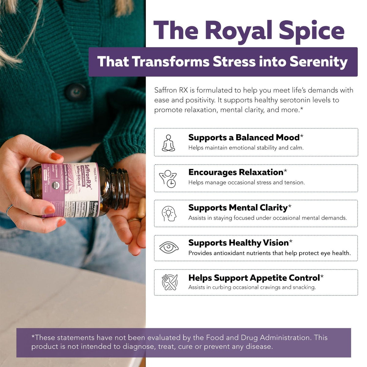 Organic Saffron Extract: Optimized Extract with Safromotivines, Safranal, and Crocins – Clinically Studied | Premium Persian Sargol Quality | Supports Mood, Calmness, and Relaxation – 30 Servings - PrimeBioHealth - canada supplements