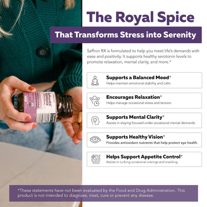 Organic Saffron Extract: Optimized Extract with Safromotivines, Safranal, and Crocins – Clinically Studied | Premium Persian Sargol Quality | Supports Mood, Calmness, and Relaxation – 30 Servings - PrimeBioHealth - canada supplements