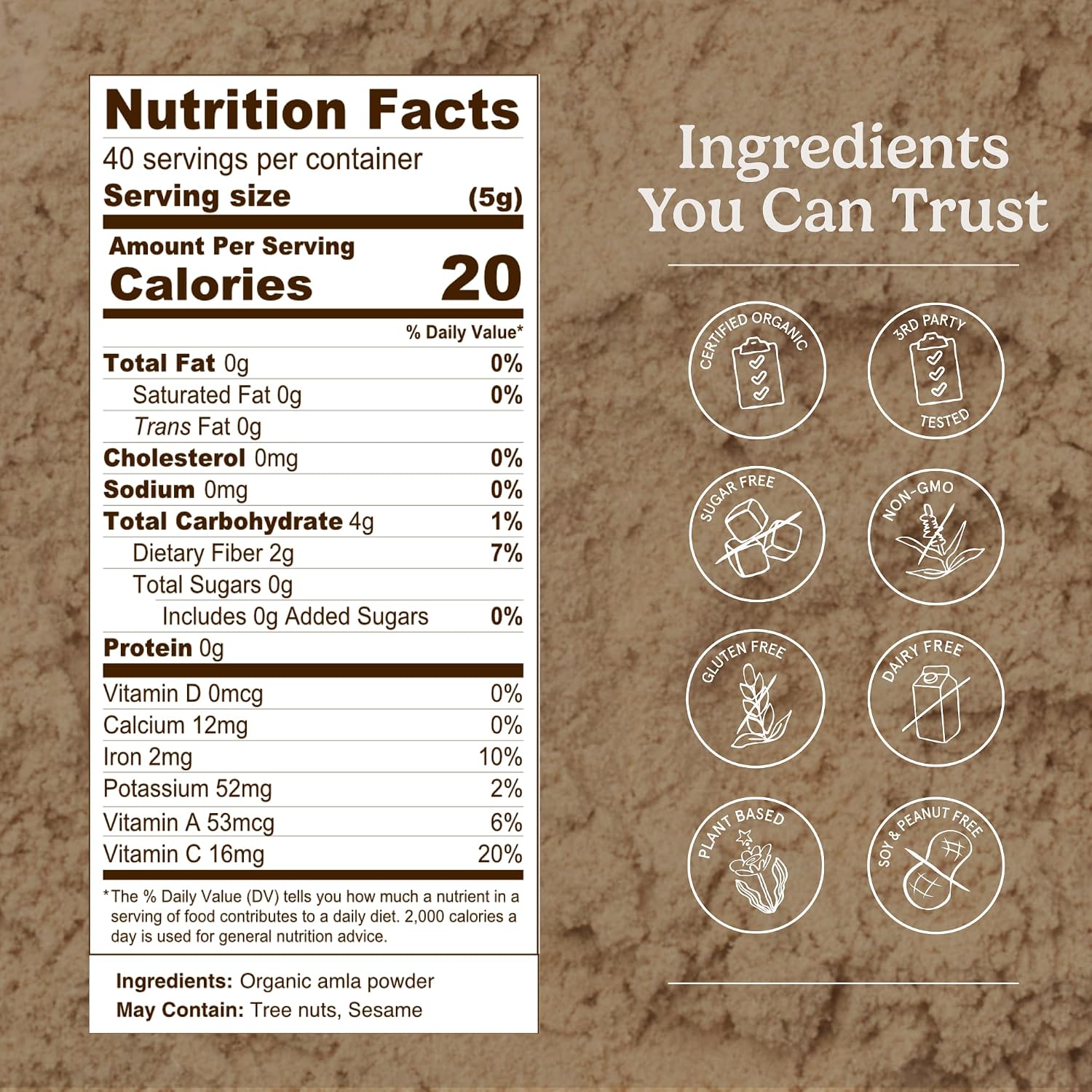 Organic Traditions Amla Powder, Amla Powder Organic from Indian Gooseberry, Wholefood Vitamin C Fruit for Smoothies Juices and Recipes, Superfood Plant Based Non GMO Powdered Amla Fruit, 200g /7oz Bag - PrimeBioHealth - canada supplements