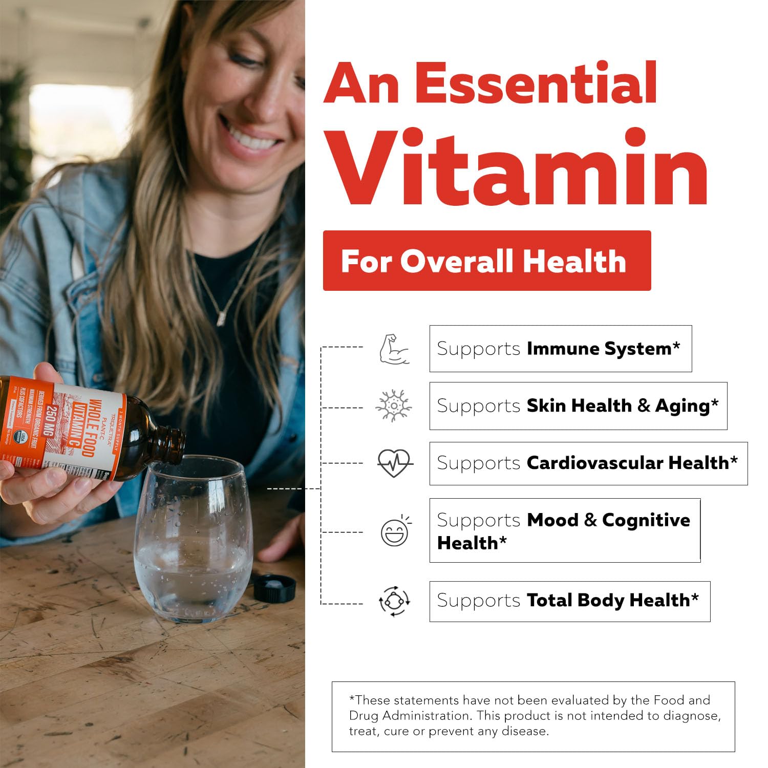 Organic Vitamin C | Whole Food Vitamin C from Fruit Plus Absorption Enhancing Cofactors - Vegan, Enhanced Bioavailability - Immune Support, Antioxidant, Total Health (90 Servings) - PrimeBioHealth - canada supplements