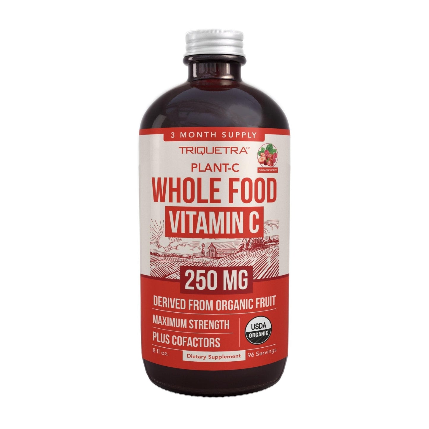 Organic Vitamin C | Whole Food Vitamin C from Fruit Plus Absorption Enhancing Cofactors - Vegan, Enhanced Bioavailability - Immune Support, Antioxidant, Total Health (90 Servings) - PrimeBioHealth - canada supplements