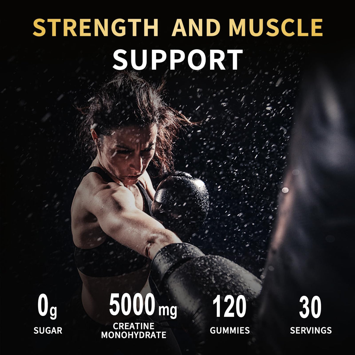 OUYIYUA Creatine Monohydrate Gummies 5000mg for Men & Women - Sugar Free Pre-Workout Supplement, Chewables for Muscle Strength, Muscle Builder, Energy Boost, - PrimeBioHealth - canada supplements