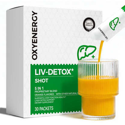 OxyEnergy Liver Cleanse Detox & Repair, Organic Milk Thistle Liver Detox Supplement with Turmeric, Giner, Dandelion, Support Liver Health & Digestion, - PrimeBioHealth - canada supplements