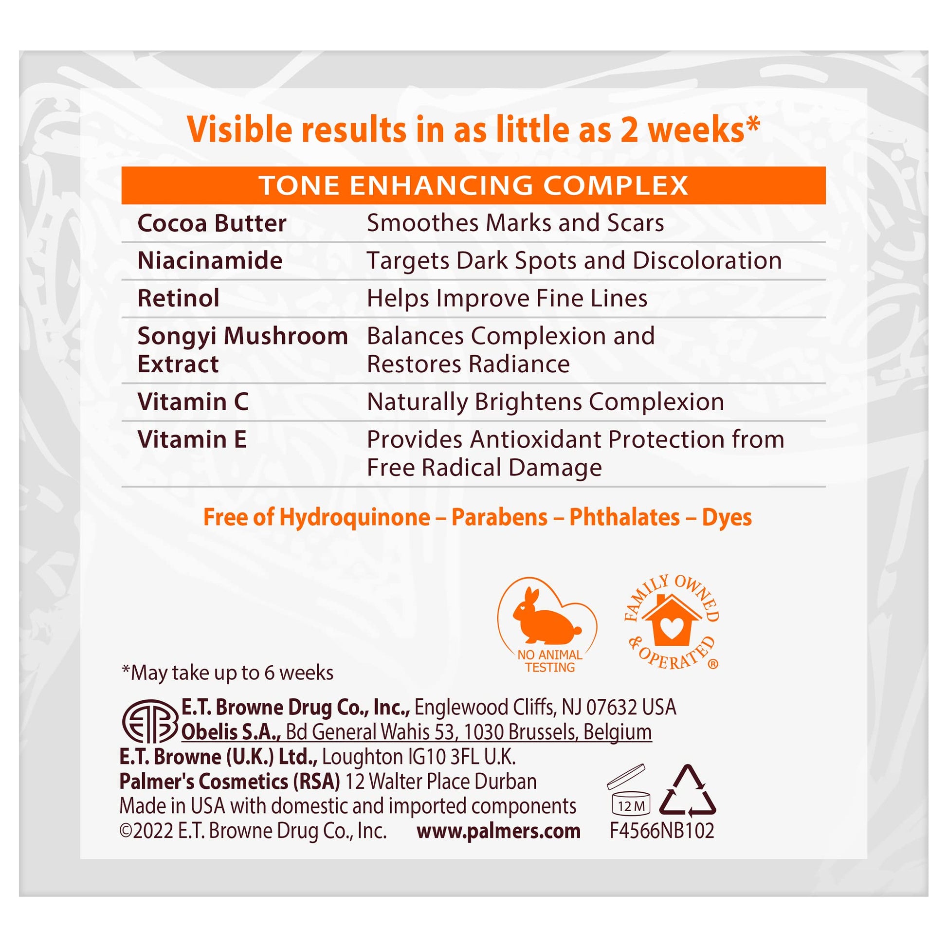 Palmer's Cocoa Butter Formula Eventone Fade Cream, Anti-Dark Spot Fade Cream with Vitamin E and Niacinamide - PrimeBioHealth - canada supplements