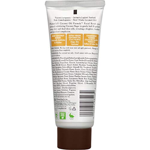 Palmer's Coconut Oil Formula Coconut Sugar Facial Scrub Exfoliator, Face Scrub to Gently - PrimeBioHealth - canada supplements